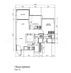 Blk 520A Centrale 8 At Tampines (Tampines), HDB 3 Rooms #521389031